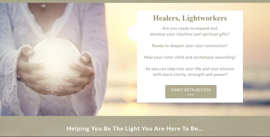 lightworkers community membership for healers, empaths, highly sensitive people